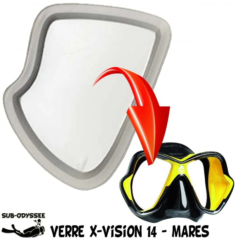 Verre Correcteur X-VISION 14 Négatif (-1.0 à -7.0) - Mares 1 Verre Correcteur X-VISION 14 Négatif (-1.0 à -7.0) - Mares