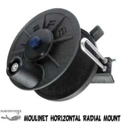 Moulinet HORIZONTAL N.F. Montage RADIAL Pour Arbalète COMPETITOR - Riffe