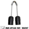 Obus Articulé INOX Bagues Plastiques - Beuchat