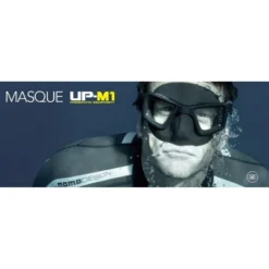 UPM1 Blanc Masque Apnée Umberto Pelizzari - Omer -Promos Bathypique Boutique omer masque plongee apnee chasse upm1 umberto pelizzari pas cher sub odyssee 2