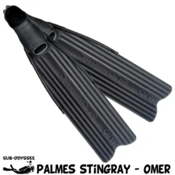 STINGRAY Noire Palme Pour Apnée & Chasse Sous Marine - Omer