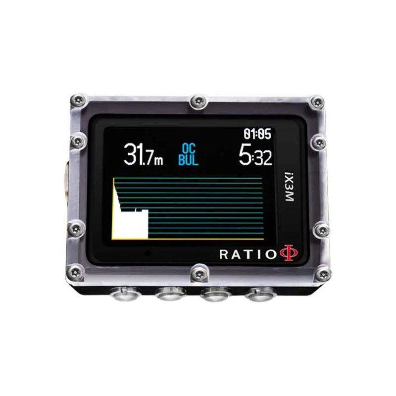 Ordinateur De Plongée IX3M TECH+ Air/Nitrox/Trimix Normoxique - RATIO 5 Ordinateur De Plongée IX3M TECH+ Air/Nitrox/Trimix Normoxique - RATIO – Image 5