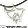 Pendentif "BIG RAY" RAIE MANTA Etain - BigBlue By St John
