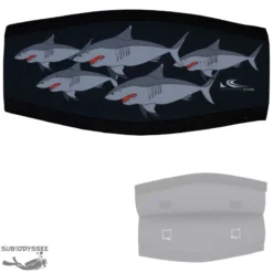 Protection NEOPRENE Sangle Masque BANDE DE REQUINS Double Velcro - ESM