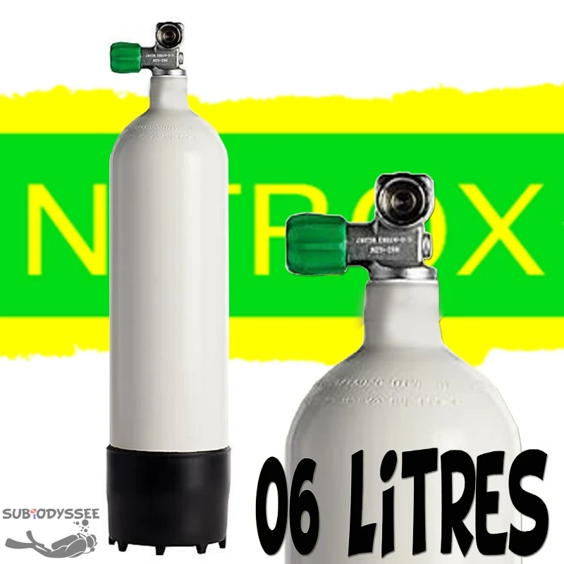 Bouteille 06 Litres 230 Bars Acier 1 Sortie NITROX - Roth 1 Bouteille 06 Litres 230 Bars Acier 1 Sortie NITROX - Roth