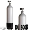 Bouteille 10 Litres 300 Bars Acier 1 Sortie - ROTH