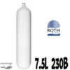 Fut Nû De Bouteille 7.5 Litres 230Bars Acier - Roth