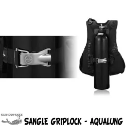Sangle De Bouteille GRIPLOCK WRAPTURE Pour Stab Axiom / Axiom I3 - AQUALUNG -Promos Bathypique Boutique sangle bouteille griplock wrapture pour stab axiom i3 aqualung 2