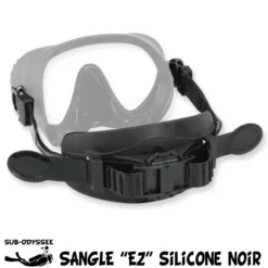 Sangle Masque EZ Silicone Noir - Subgear / Scubapro