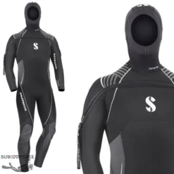 DEFINITION Front Zip Homme Monopièce 7mm Avec Cagoule - Scubapro