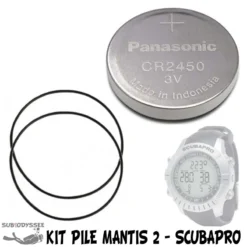 Kit Pile Pour Ordinateur MANTIS 2 Avec Joints - SCUBAPRO