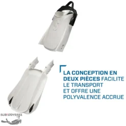 SEAWING SUPERNOVA Blanche Palme Demontable - Scubapro -Promos Bathypique Boutique seawing supernova blanche palme demontable scubapro 3