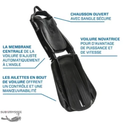 SEAWING SUPERNOVA Noire Palme Demontable - Scubapro -Promos Bathypique Boutique seawing supernova noire palme demontable scubapro 3