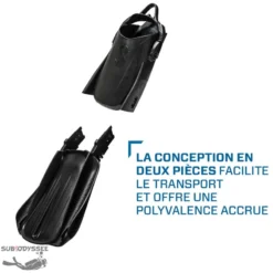 SEAWING SUPERNOVA Noire Palme Demontable - Scubapro -Promos Bathypique Boutique seawing supernova noire palme demontable scubapro 4