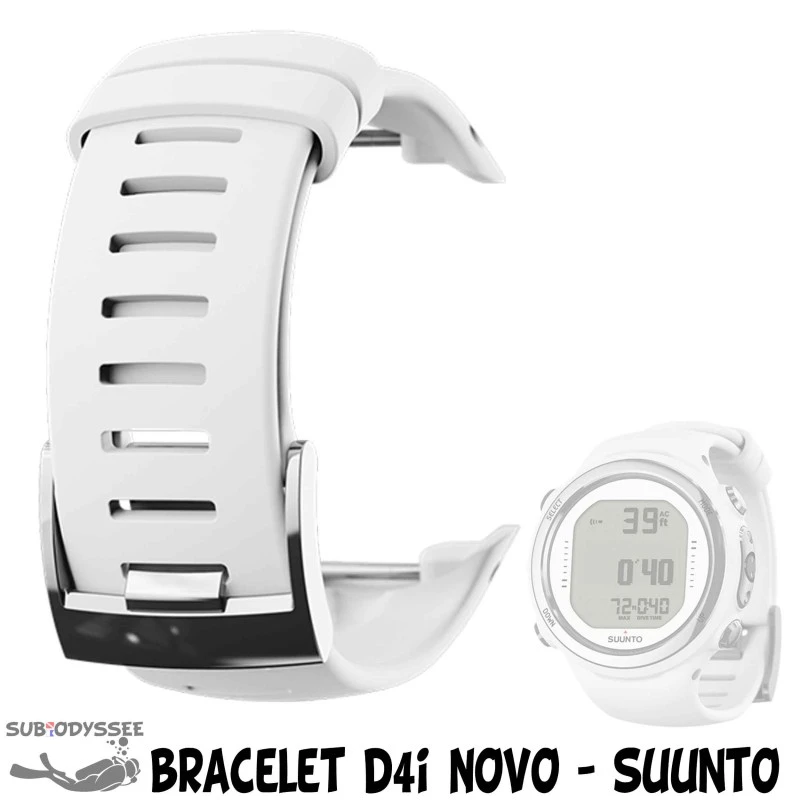Bracelet D4i NOVO Blanc Montre-ordinateur - Suunto 1 Bracelet D4i NOVO Blanc Montre-ordinateur - Suunto