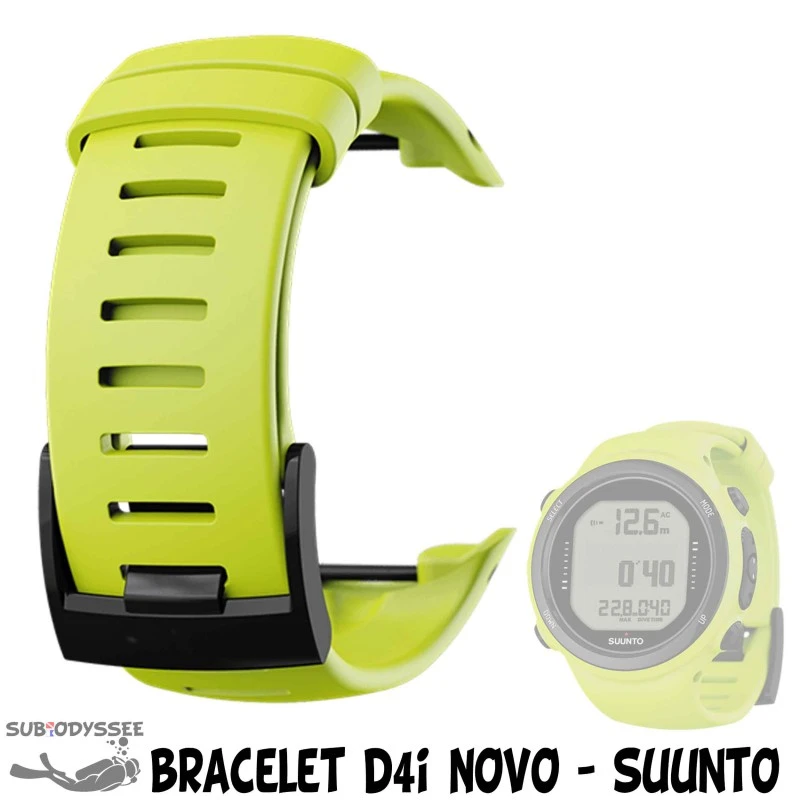 Bracelet D4i NOVO Lime Montre-ordinateur - Suunto 1 Bracelet D4i NOVO Lime Montre-ordinateur - Suunto