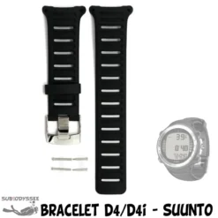 Bracelet D4 / D4i Noir Montre-ordinateur - Suunto