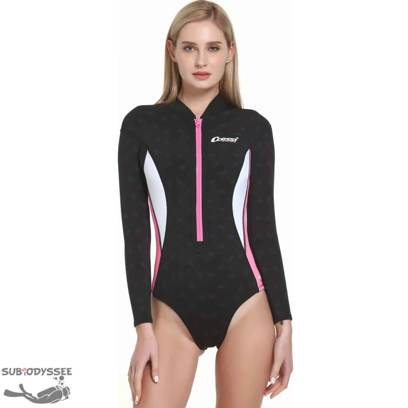 TERMICO Manches Longues Maillot Bain Femme Néoprène 2mm - Cressi 2 TERMICO Manches Longues Maillot Bain Femme Néoprène 2mm - Cressi – Image 2