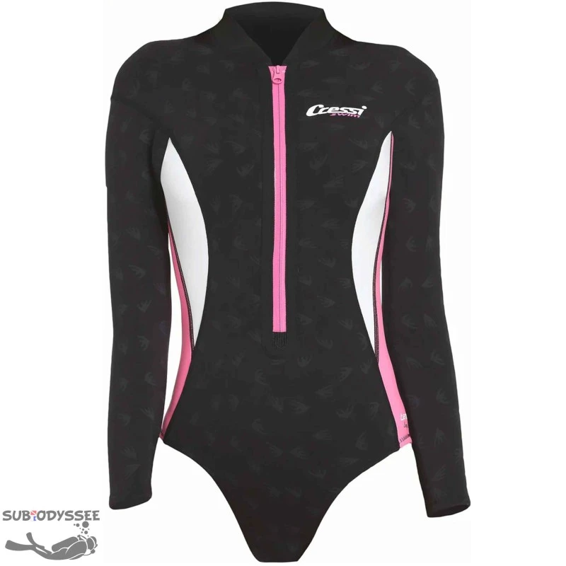 TERMICO Manches Longues Maillot Bain Femme Néoprène 2mm - Cressi 1 TERMICO Manches Longues Maillot Bain Femme Néoprène 2mm - Cressi