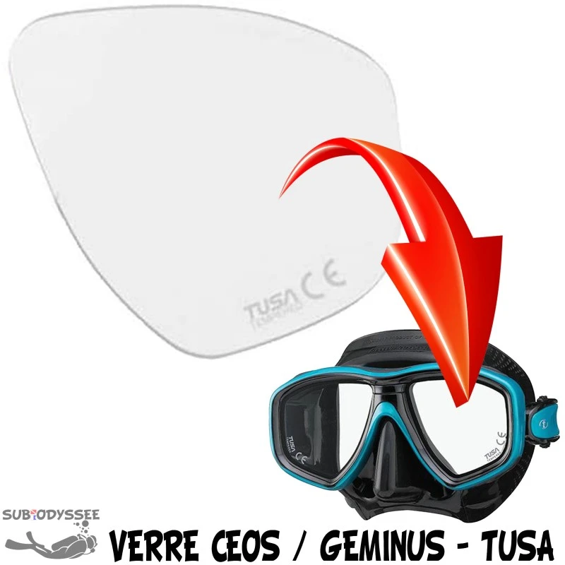 Verre Correcteur CEOS / GEMINUS / SPLENDIVE Négatif (-1.0 à -10.0) - Tusa 1 Verre Correcteur CEOS / GEMINUS / SPLENDIVE Négatif (-1.0 à -10.0) - Tusa