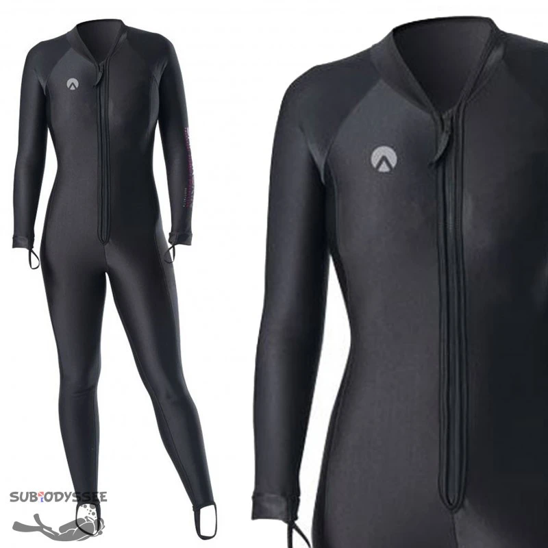 CHILLPROOF UNDERGARMENT Femme Monopièce Zip VENTRAL - SHARKSKIN 1 CHILLPROOF UNDERGARMENT Femme Monopièce Zip VENTRAL - SHARKSKIN