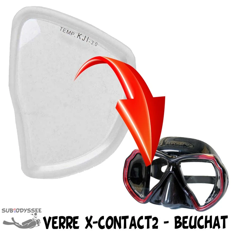 Verre Correcteur X-CONTACT 2 Négatif (-1.0 à -8.0) - Beuchat 1 Verre Correcteur X-CONTACT 2 Négatif (-1.0 à -8.0) - Beuchat